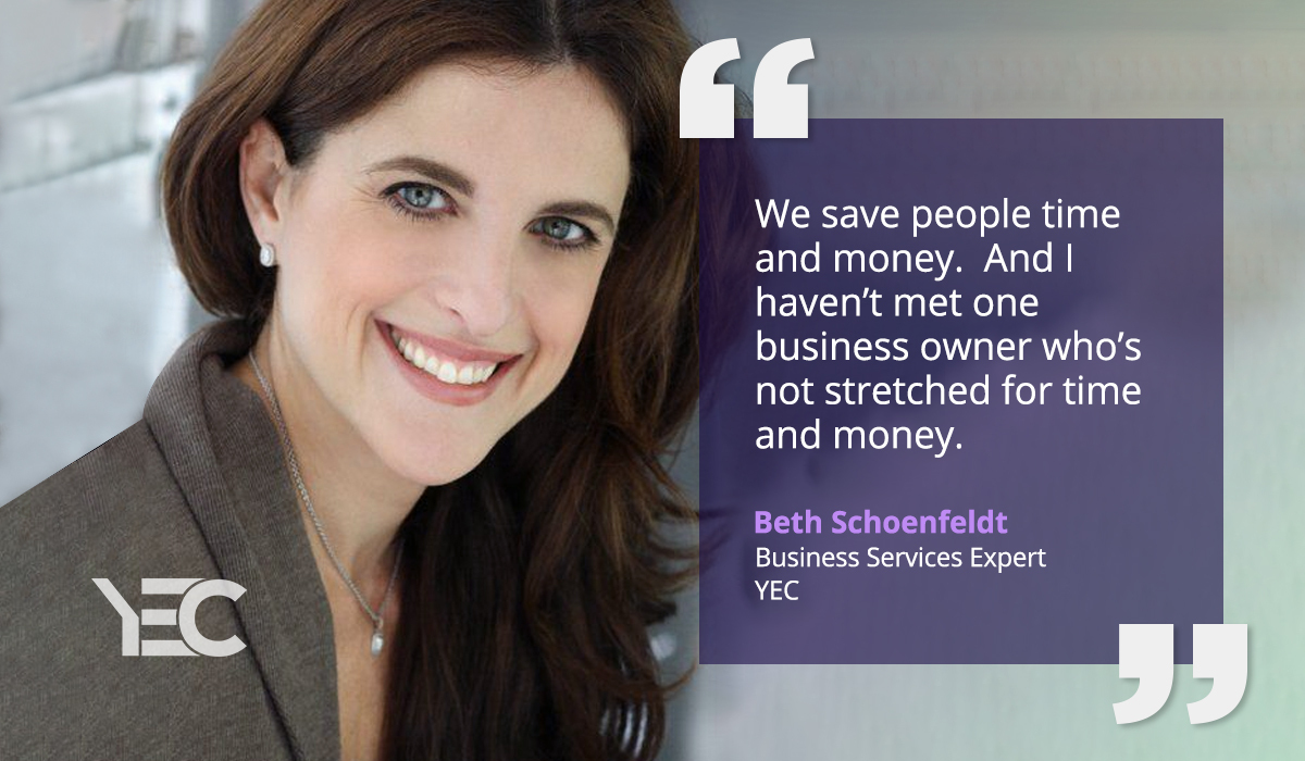 Beth Schoenfeldt Helps YEC Members Save Time and Cut Expenses
