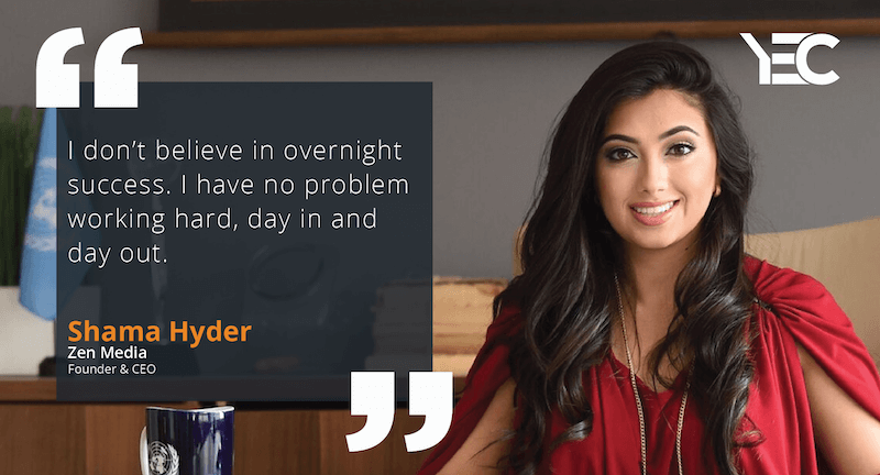 Spotlight: Young Entrepreneur Shama Hyder