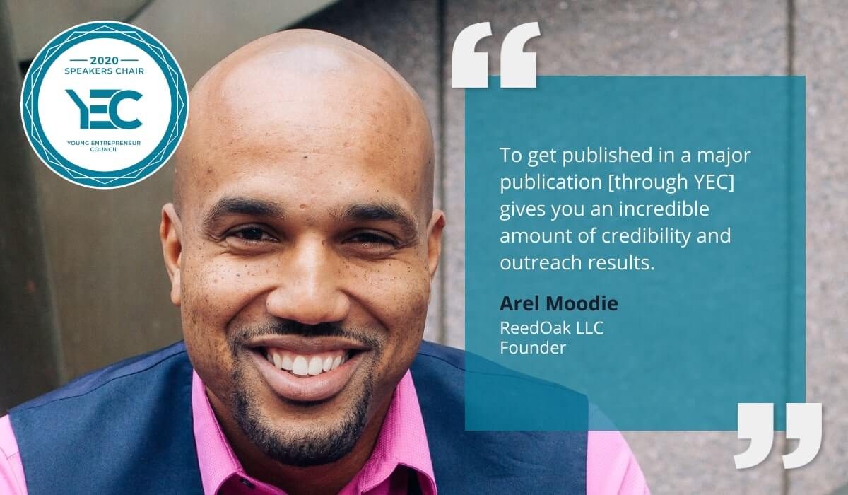 Arel Moodie is YEC Speakers Group Chair