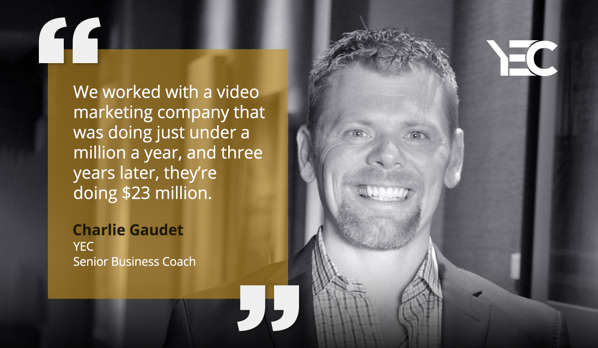 Senior Business Coach Charlie Gaudet Leverages His  Expertise for YEC Members