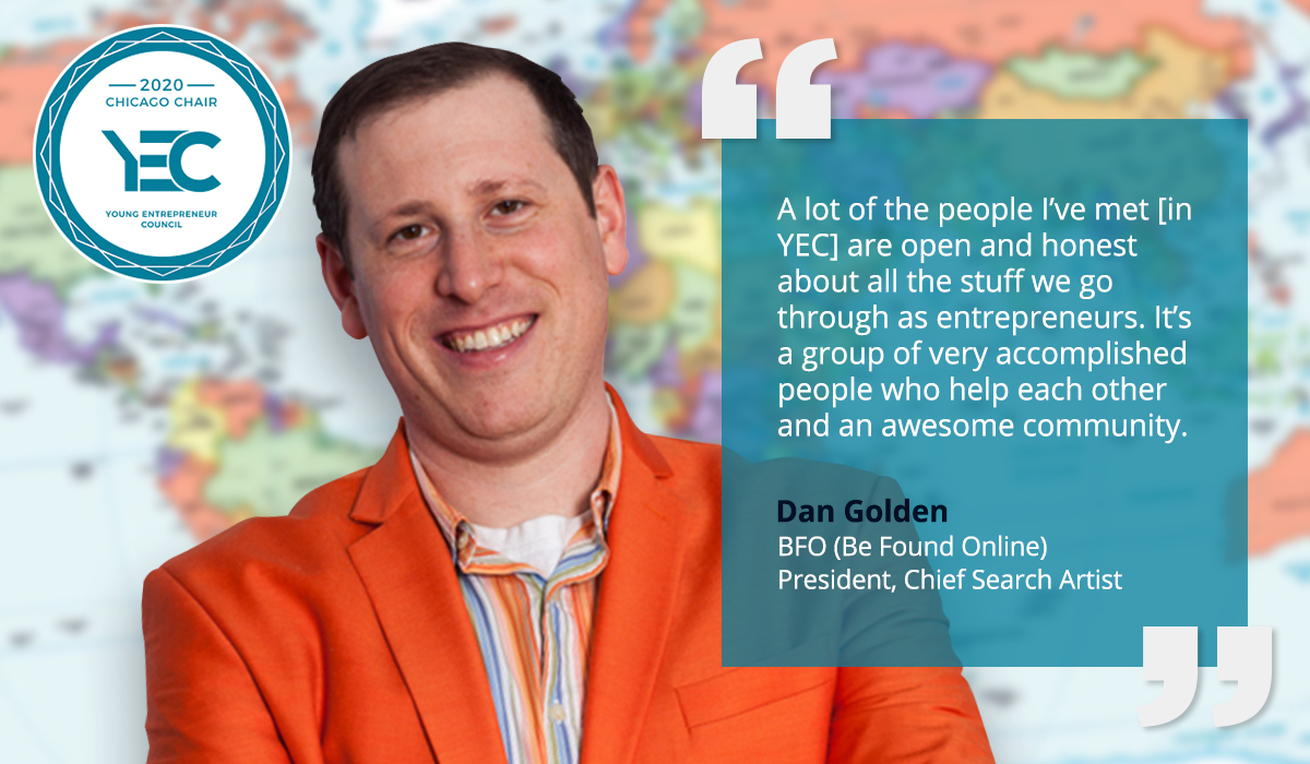 Dan Golden is YEC Chicago Group Chair