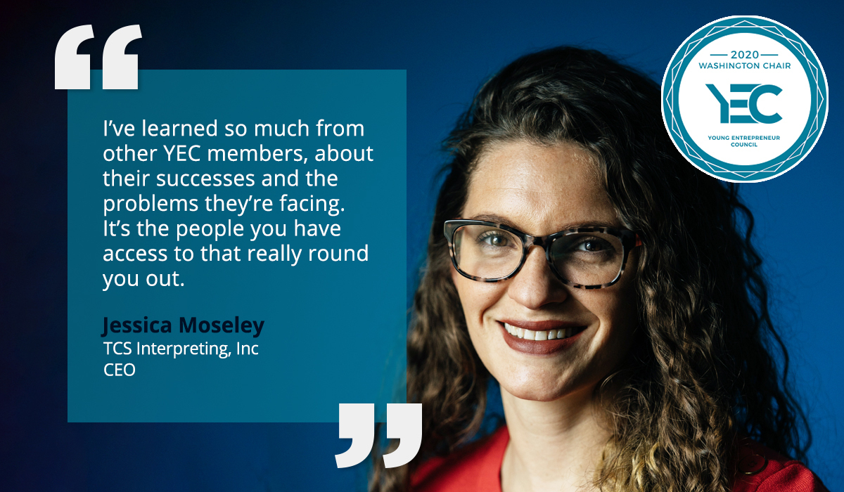 Jessica Moseley is YEC Washington, DC Group Chair