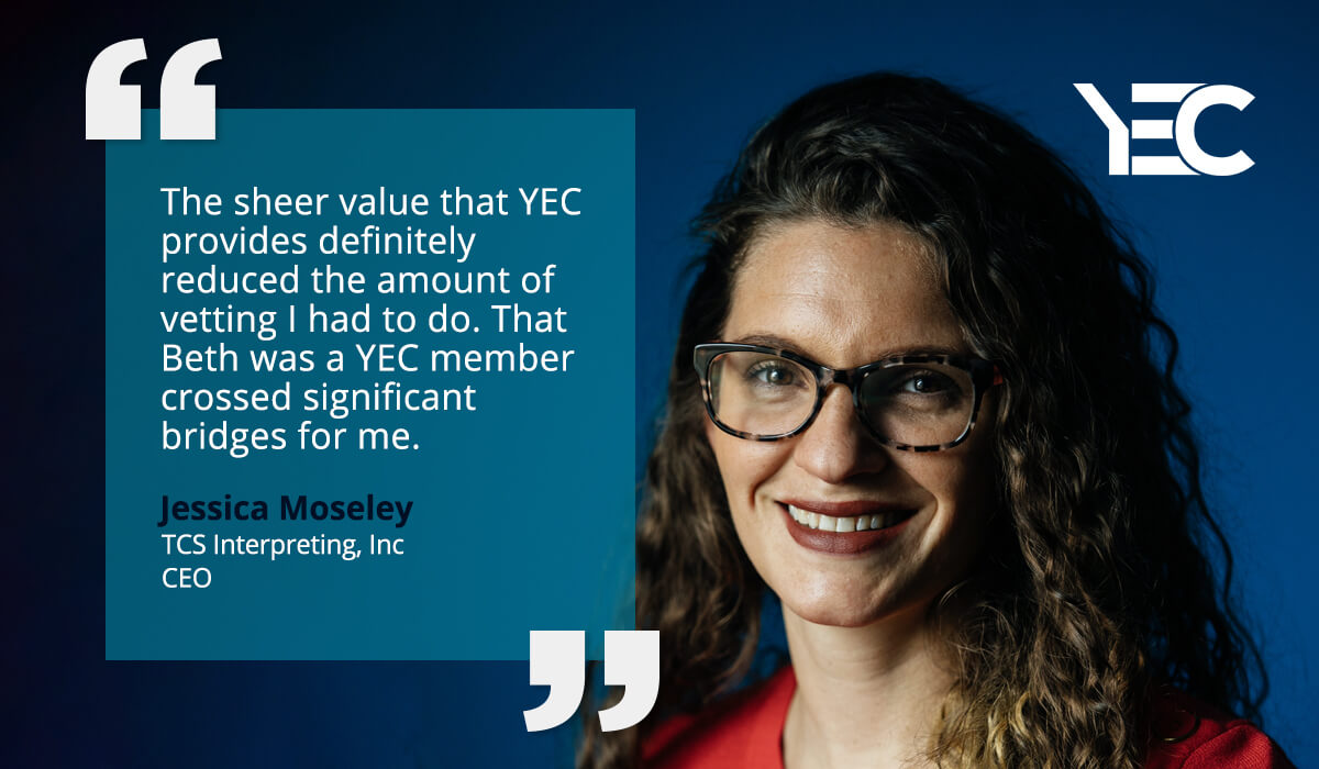YEC Connections Pay Off for Jessica Moseley