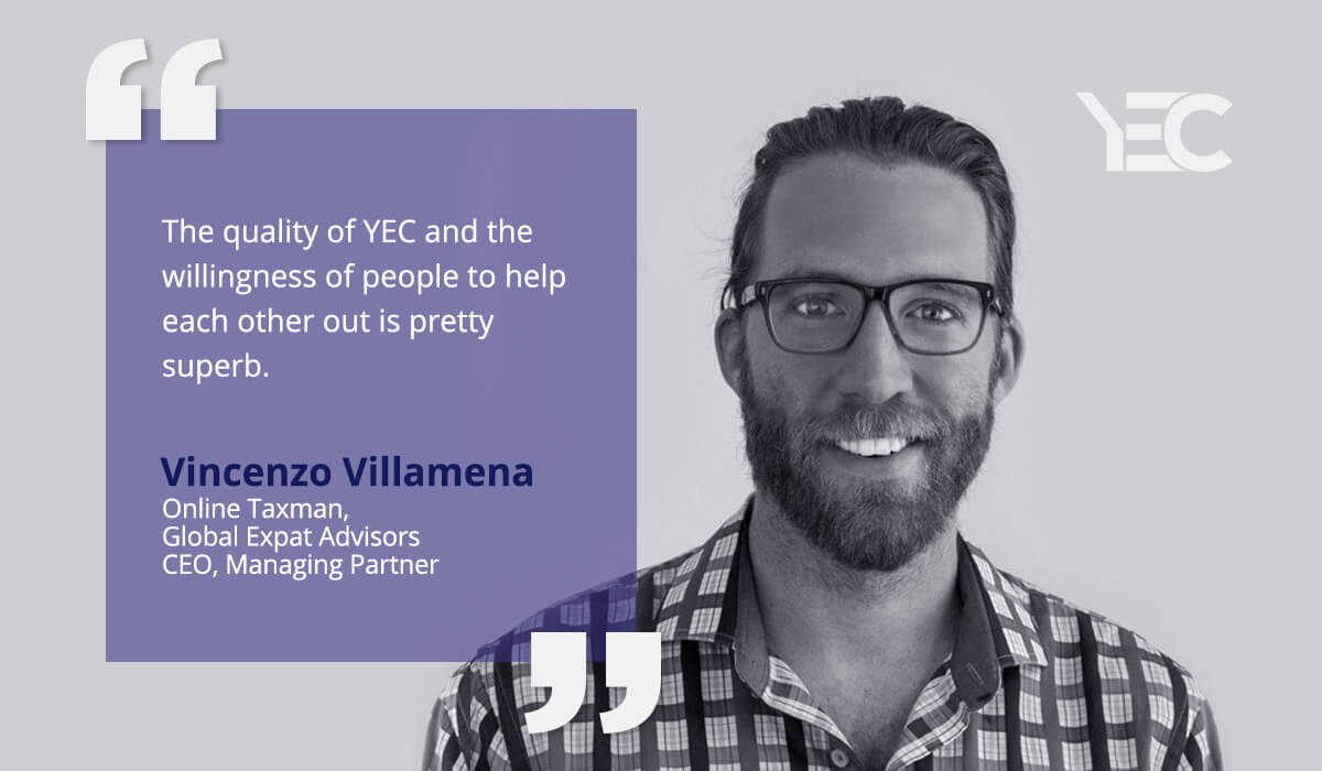 Vincenzo Villamena Lands a Huge Client with Help From YEC Connection